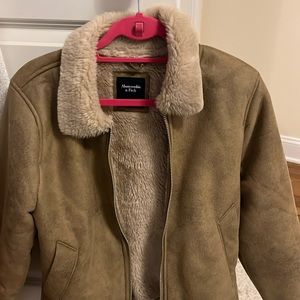 Abercrombie & Fitch vegan jacket.